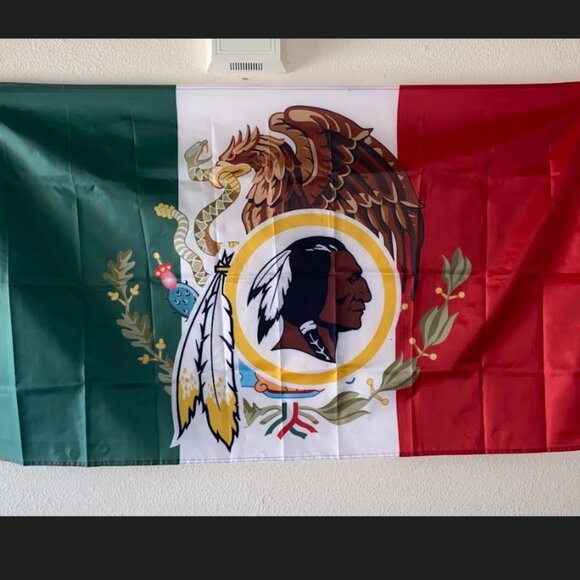 Washington Redskins 3’x5’ Double Sided Mexican Flag! - Picture 1 of 1